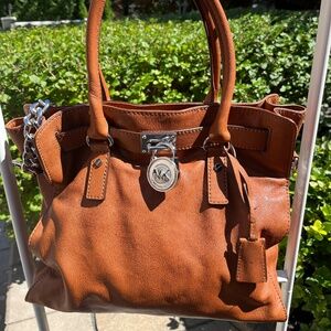 Michael Kors tan leather bag